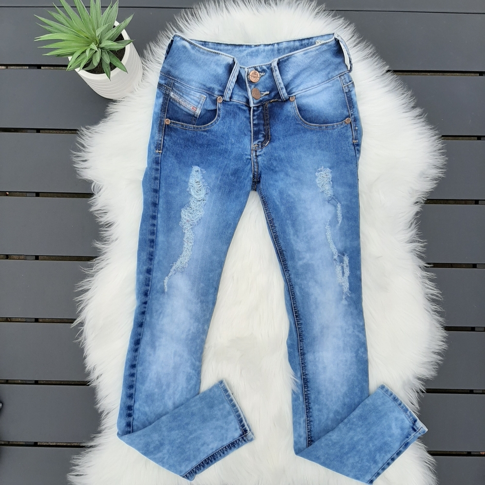 Diesel skinny ripped Jeans